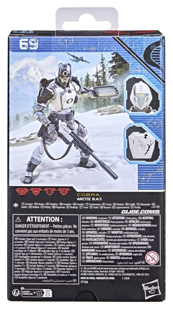 GI Joe Classified Series Action Figure Arctic B.A.T. 15 cm