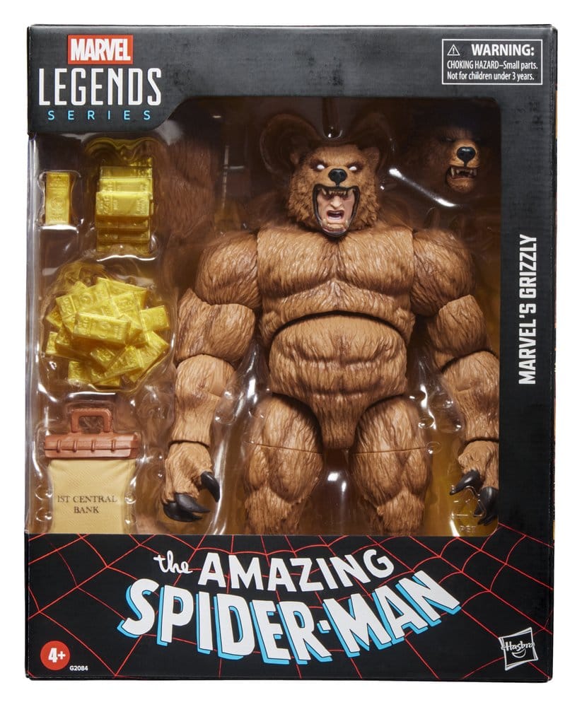The Amazing Spider-Man Marvel Legends Action Figure Marvel's Grizzly 15 cm