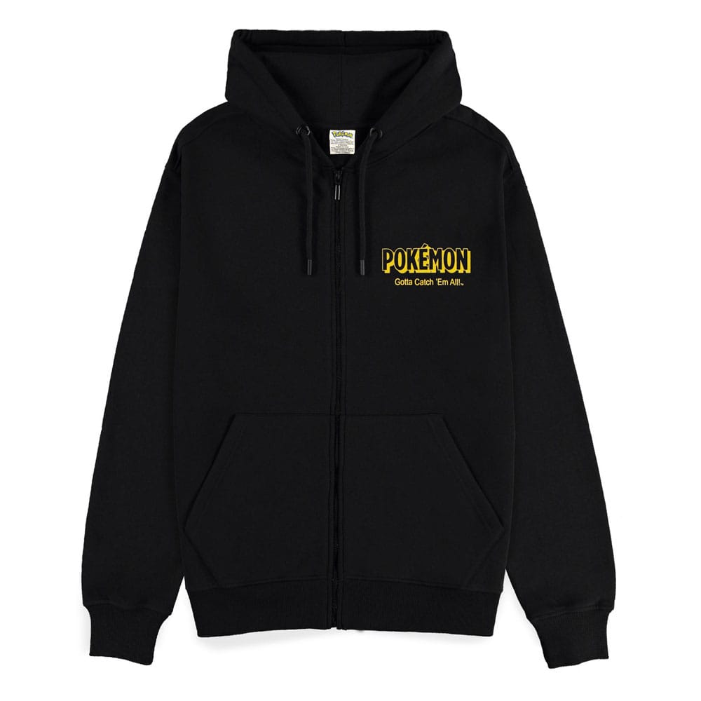 Pokémon Zipper Hoodie Pikachu Size L