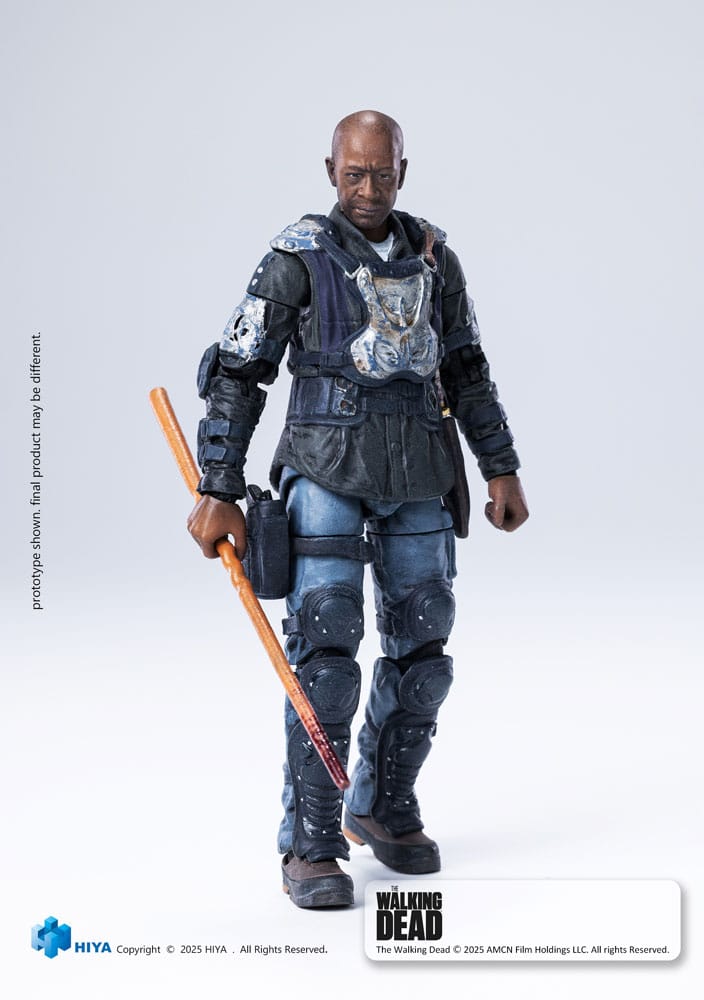 The Walking Dead: The Ones Who Lived Exquisite Mini Action Figure 1/18 Morgan 10 cm