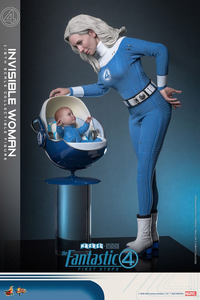 The Fantastic Four: First Steps Movie Masterpiece Action Figure 1/6 Invisible Woman 28 cm