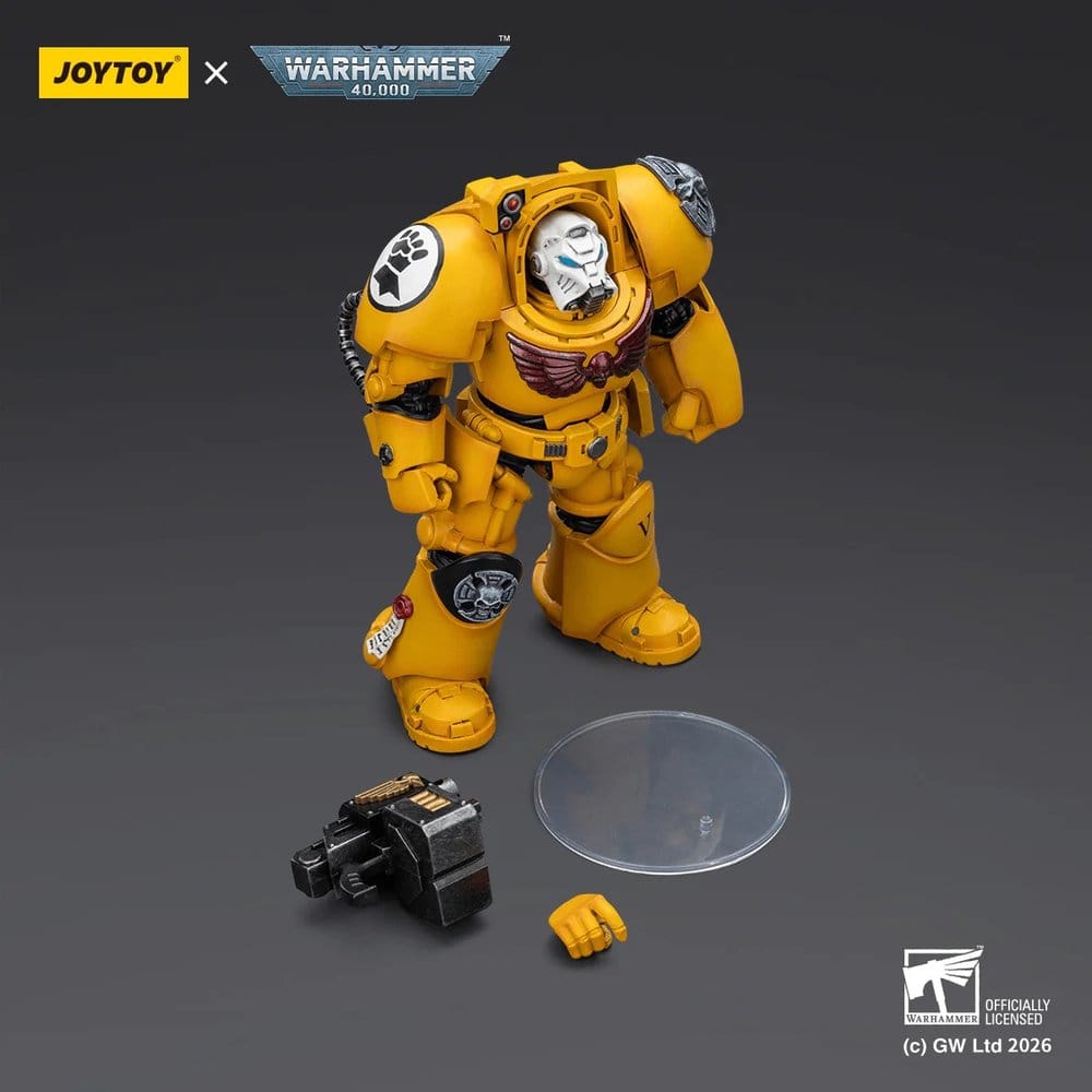 Warhammer 40,000 Action Figure Imperial Fists Terminator 2 with Power Fist and Storm Bolter 14 cm