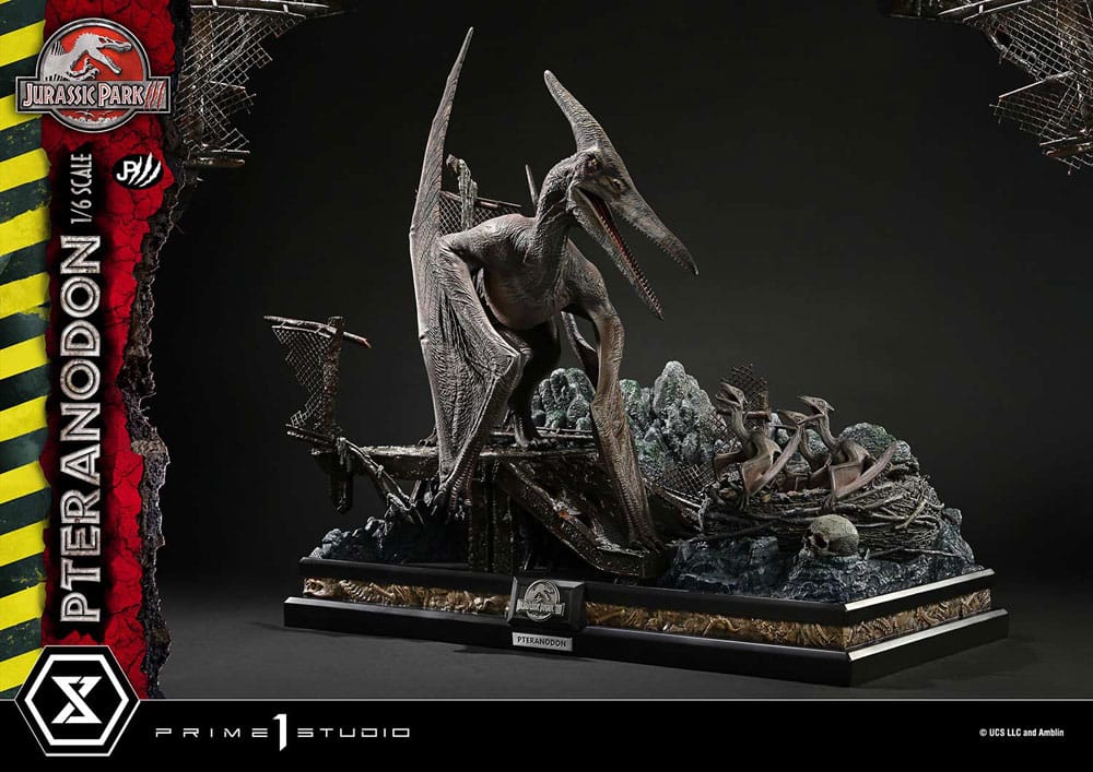 Jurassic Park III Legacy Museum Collection Statue 1/6 Pteranodon Bonus Version 68 cm
