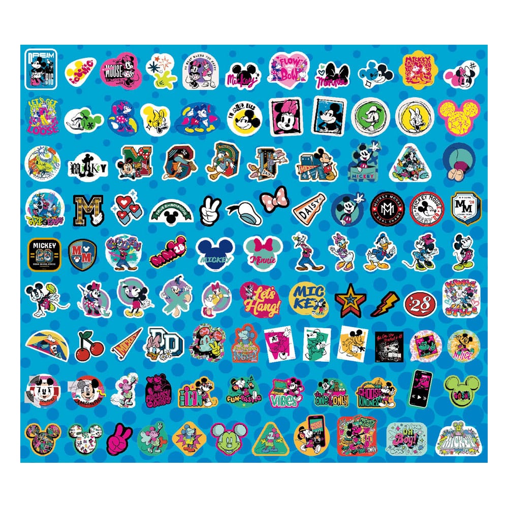 Mickey & Friends Sticker set 100 pieces Assortment (20)
