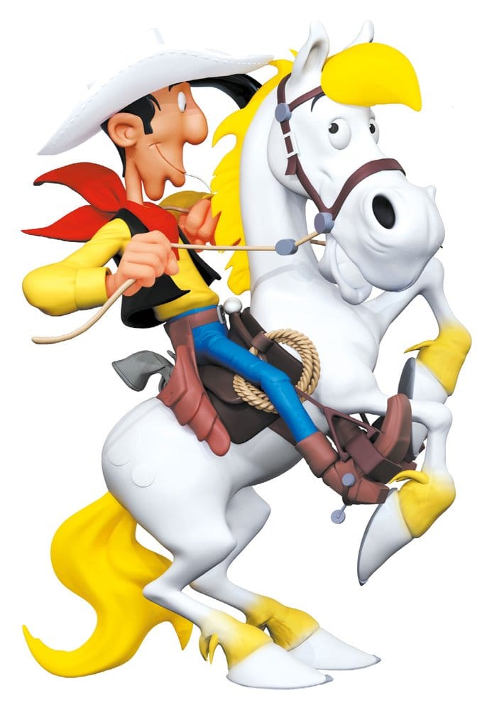 Lucky Luke Resin Statue Lucky Luke on Rearing Jolly Jumper 25 cm