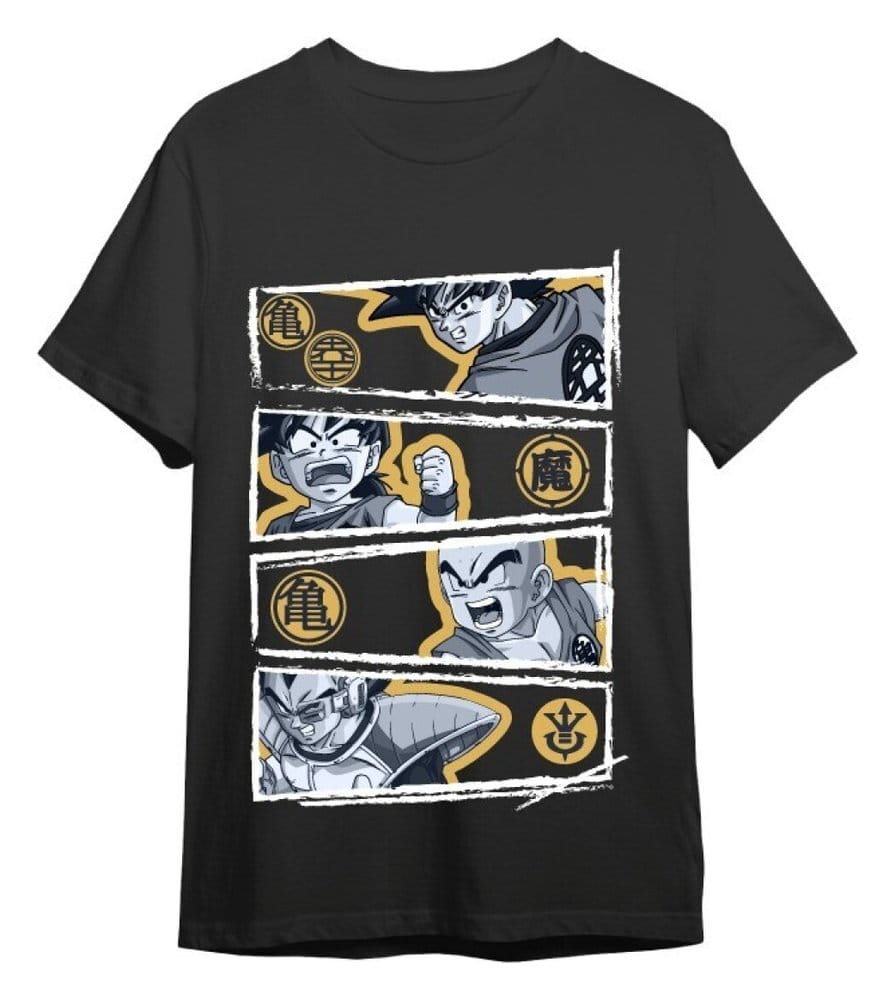 Dragon Ball Z T-Shirt Vegeta Black Size XXL