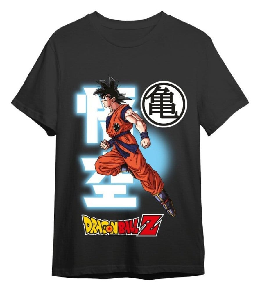Dragon Ball Z T-Shirt Goku Fly Black Size XL