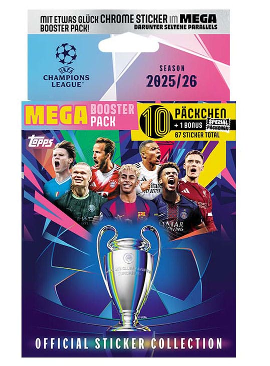 UEFA Champions League 2025/26 Sticker Collection Mega Eco Pack
