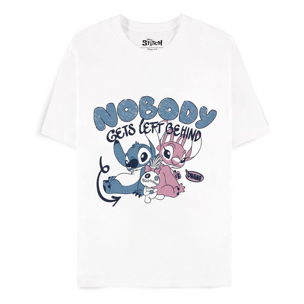 Lilo & Stitch T-Shirt Nobody Gets Left Behind Size L