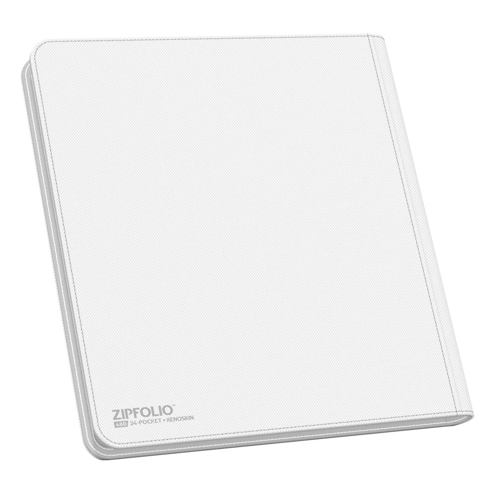 Ultimate Guard Zipfolio 480 24-Pocket Xenoskin - White