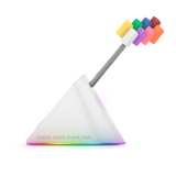 FragON - Citadel RGB Mouse Bungee with 8 colorful clips, White