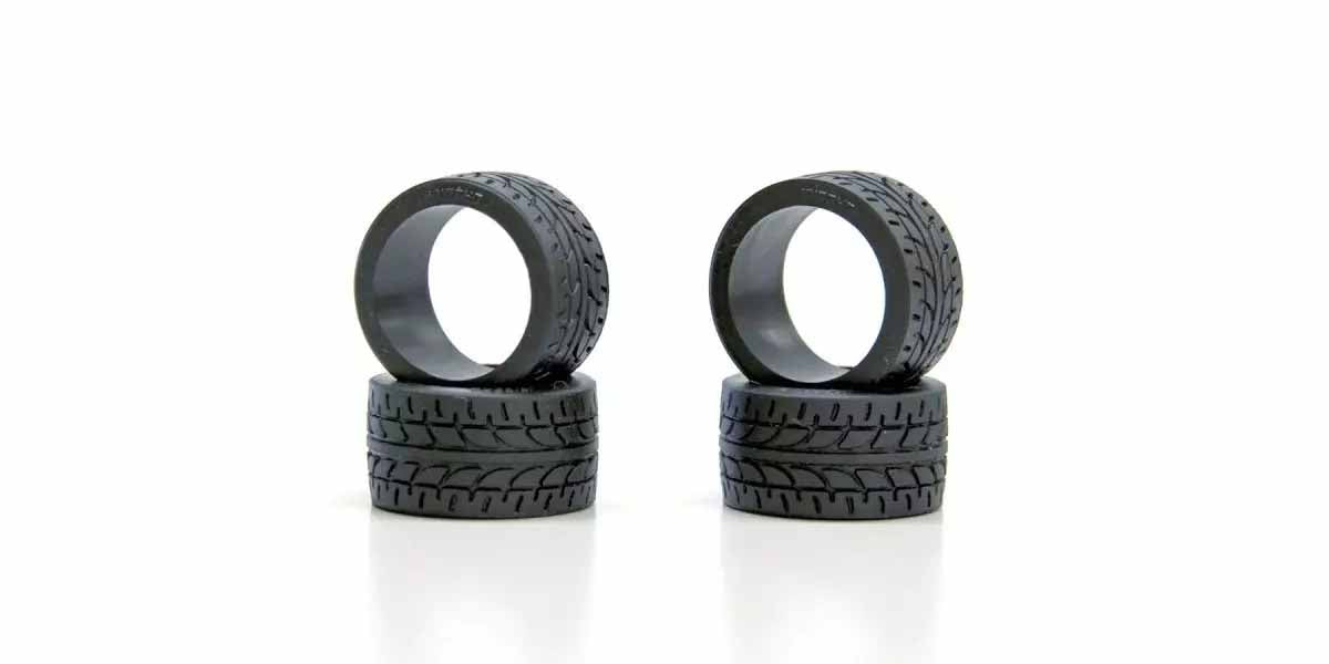 Kyosho Mini-Z Racing Radial Tyres 2X Shore - Wide (4)