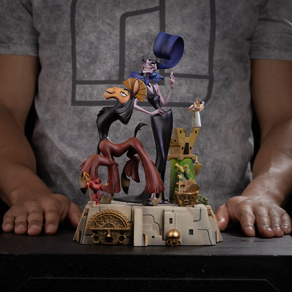 Iron Studios The Emperor'S New Groove - Kuzko And Yzma Art Scale 1/10