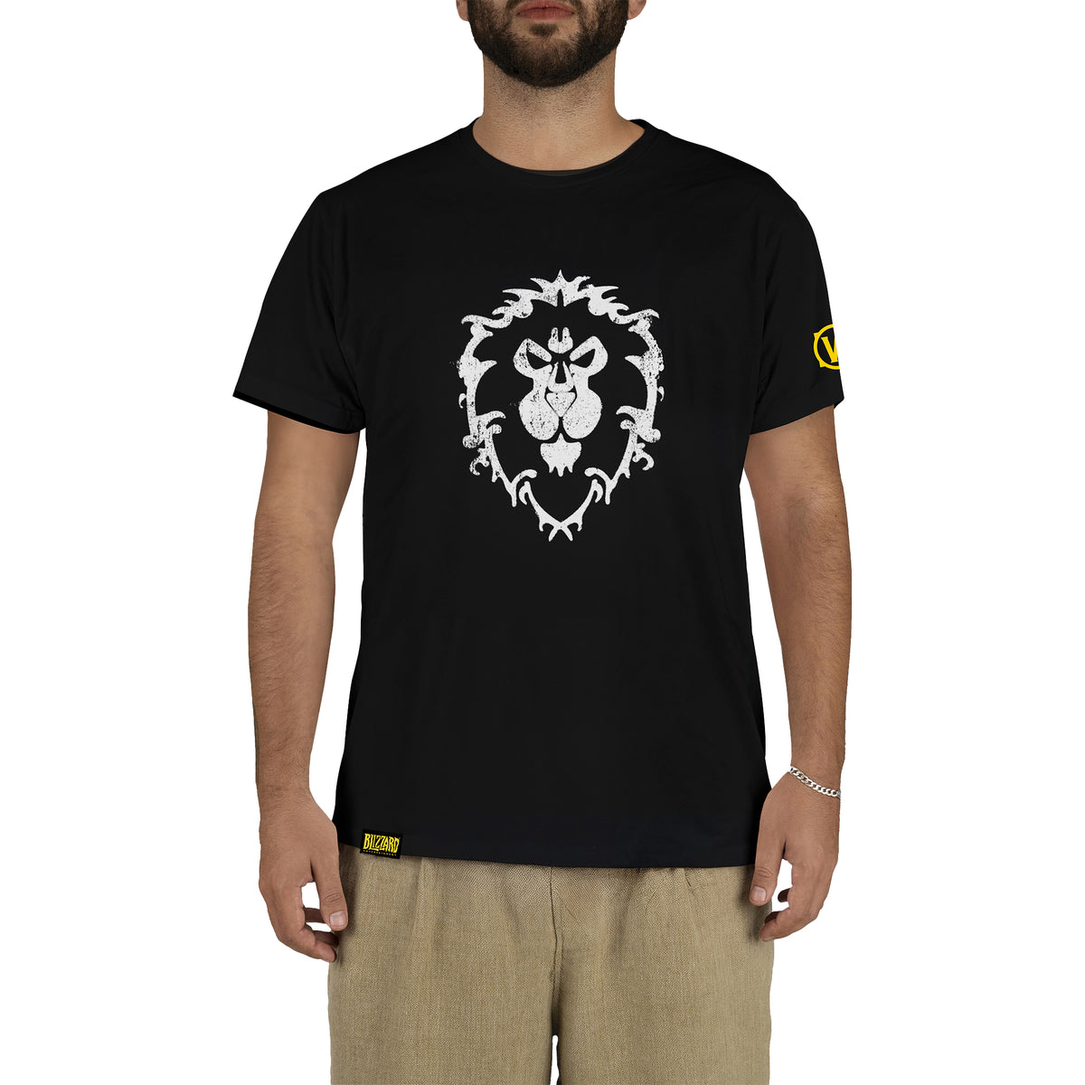 World of Warcraft Alliance Classic t-shirt, color: black, size: XL