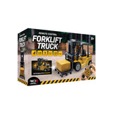 Remote-controlled mini truck with smoke, lift and pallet - ready to run with USB charging