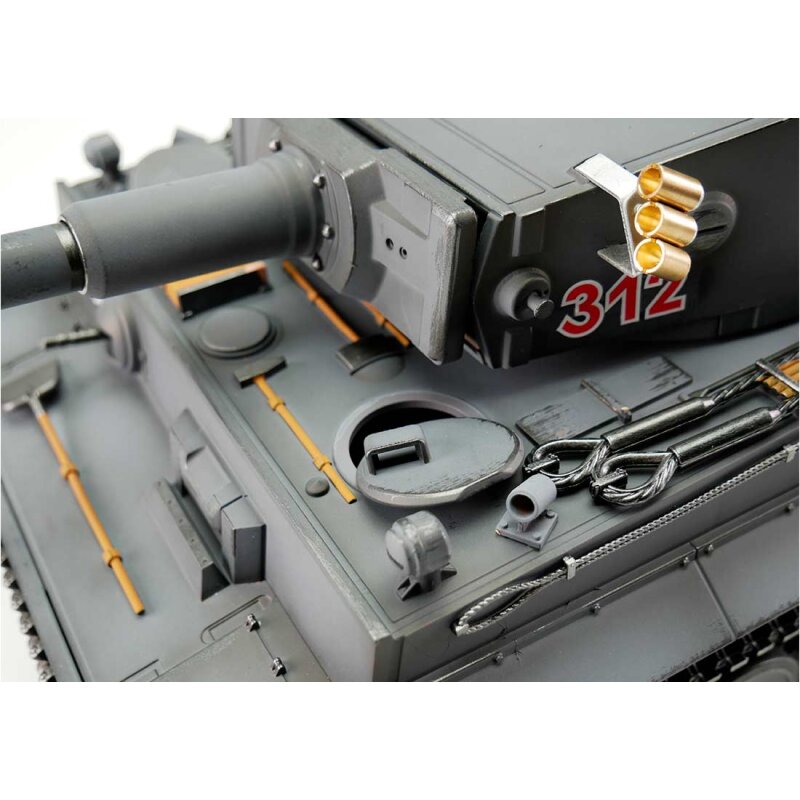 1/16 RC Tiger I Early Version grey IR Smoke