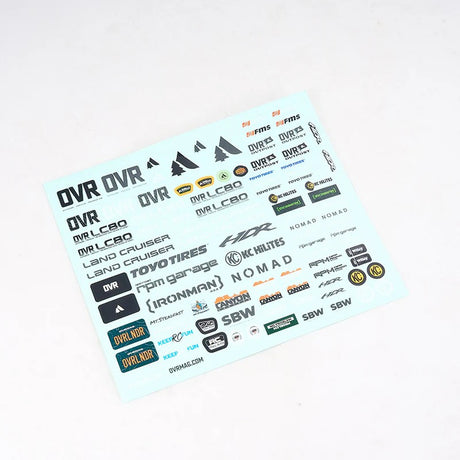 1/10 FCX10 OVR - DECAL SHEEL