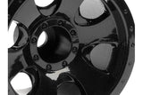 Warlock Wheel Black (2.2In/2Pcs)