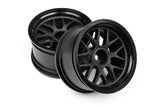 BBS Spoke Wheel 48X31mm Black (9mm Offset/2pcs)
