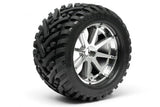 Mounted Goliath Tire 178X97Mm On Blast Wheel Crm
