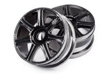 Hb Edge Wheel (Black Chrome/2Pcs)