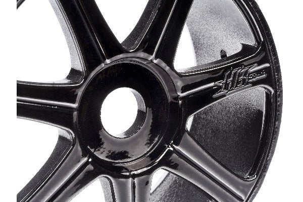 Hb Edge Wheel (Black Chrome/2Pcs)