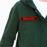 World of Tanks Zip hoodie with patches green, XL