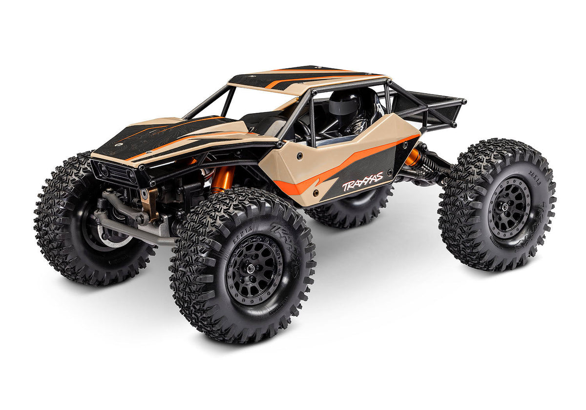 TXC-4M 1/18 Extreme Crawler RTR - 3S LiPo/USB Charger – Tan