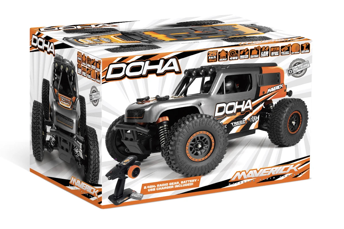 Maverick DOHA with LIGHTS - brilliant beginner car with plenty of speed!