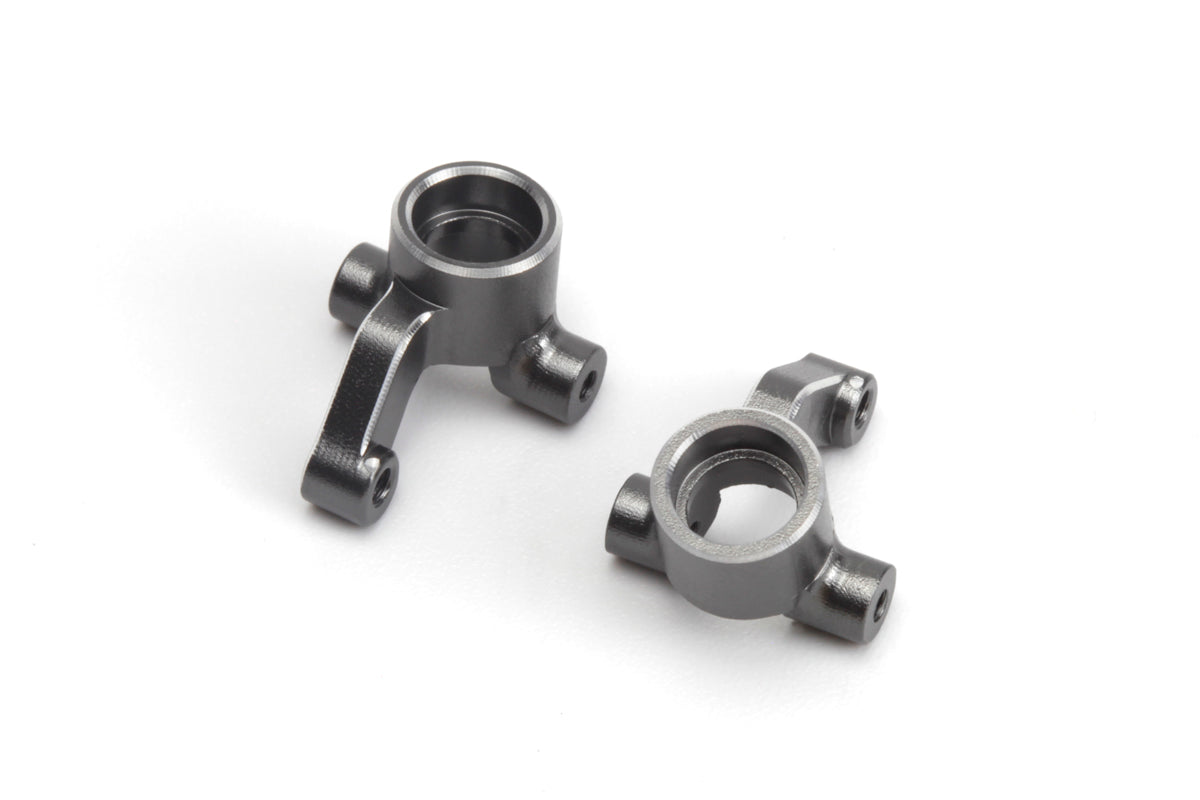 Aluminum Steering Spindle Set (Left/Right/Grey)