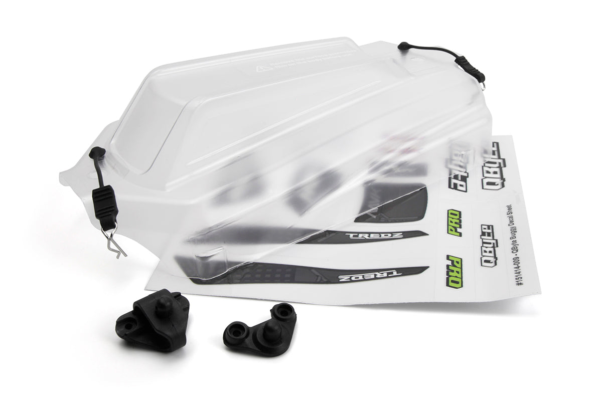 QByte XB 1/12th Buggy Clear Body