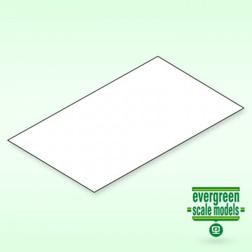 Evergreen 9108 - 8x21 Plain White Sheets 3.2mm (1)
