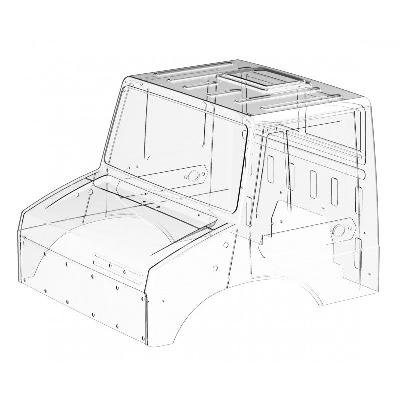 1/6 Clear Body Shell (1 set)
