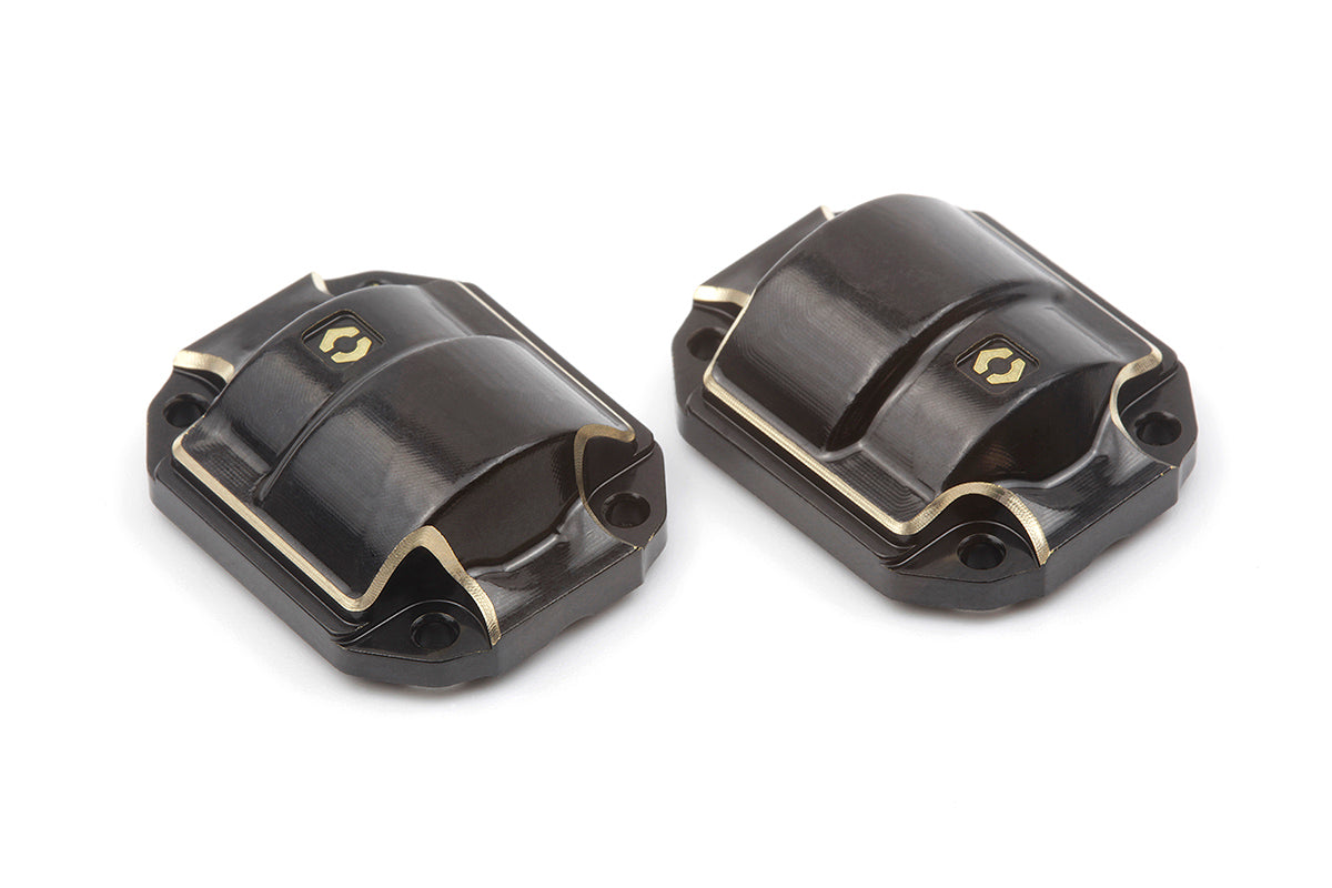 Brass Diff Cover (Black/2pcs)