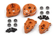 Aluminum Portal Rear Hub Set (Orange/2pcs)