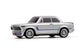 nano-TTR BMW 2002 Turbo - Silver - Car Only