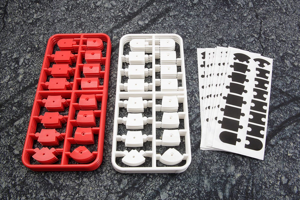 nano-TTR Curb Set - Red and White