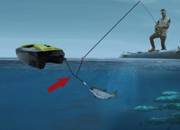 DEMO Remote-controlled boat for fishing - catch fish! Baiting 500 Fishing Boat - v2