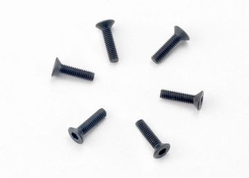 Traxxas 2523 Screws M2.5x10mm Countersunk Hex Socket (6)