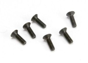 Traxxas 2524 Screws M2.5x8mm Countersunk Hex Socket (6)
