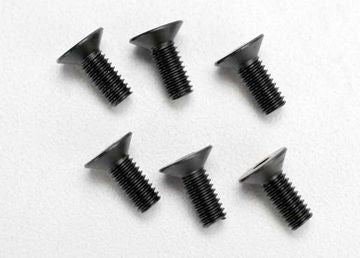 Traxxas 2535 Screws M4x10mm Countersunk Hex Socket (6)
