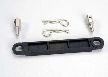 Traxxas 3727 Battery Hold-down Plate Black Bandit/Rustler