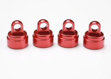 Traxxas 3767X Dämpartopp Red Aluminium (4) Ultra-Shocks