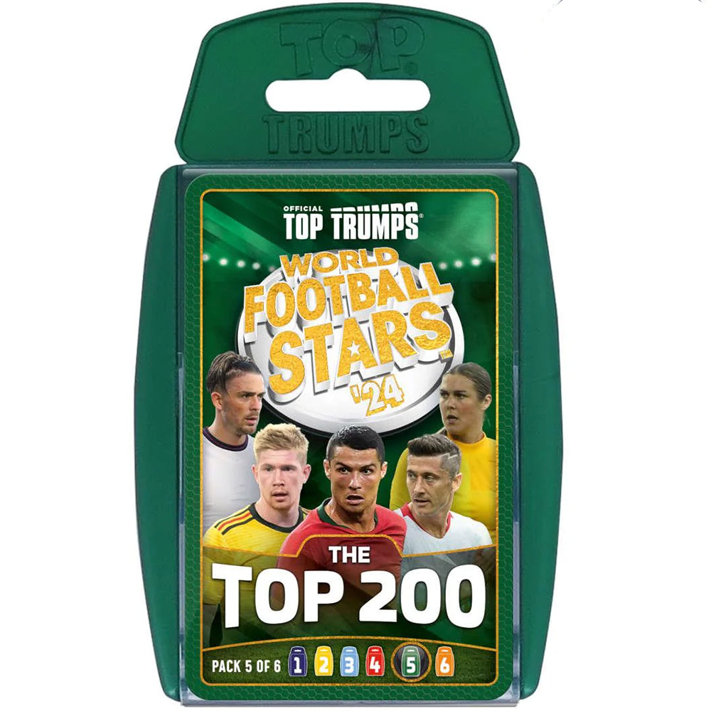 World Football Stars Top 200 - Pack 5 Top Trumps Card Game