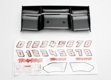 Traxxas 5446 Wing Black with Decals  Revo