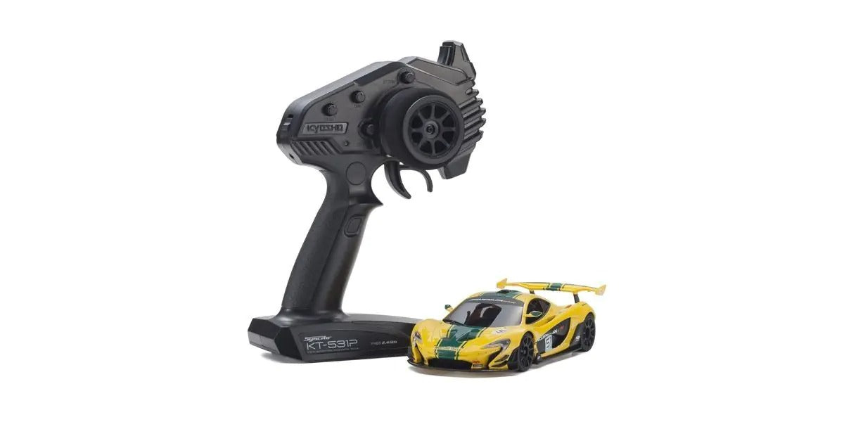 Kyosho Mini-Z MR04 RWD McLaren P1 GTR Yellow/Green (W-MM/KT531P)