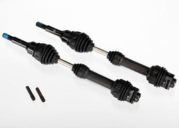 Traxxas 6851R Driveshaft Front Steel (2) Rustler, Slash, Stamp, Hoss - 4x4