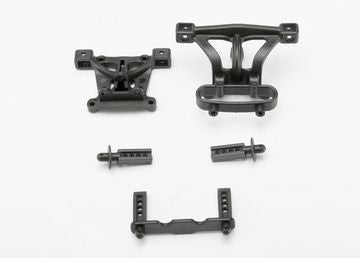 Traxxas 7015 Body Mounts and Posts Front &amp; Rear Set 1/16