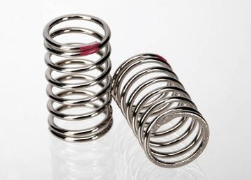 Traxxas 7244A Shock Springs GTR Nickel 2.77 Pink (2)  1/16