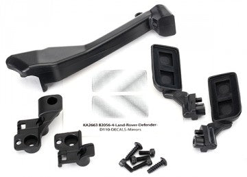 Traxxas 8020 Mirrors and Snorkel Land Rover Defender